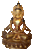 Tibet Amitayus Buddha Statue. Bronze and Gold. 4" Tibet Amitayus Buddha Statue. Bronze and Gold. 4"