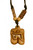 Tibetan Om Symbol Yak Bone Necklace. At Tibet Spirit Store