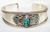 Tibet Silver bracelet with Turquoise Stone. At Tibet Spirit.