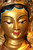 Tibet Green Tara Statue. Bronze and Gold.