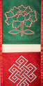 Tibet Mail Box Hanging With Deferints H.H Dlai Lama's Quortes 