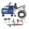 Paasche H-3AS Airbrush, D500SR Compressor and AC-7 Cleaning Kit Package