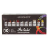 Grumbacher Pre-Tested Oil Paint, 10-Color Set, 24 ml Tubes