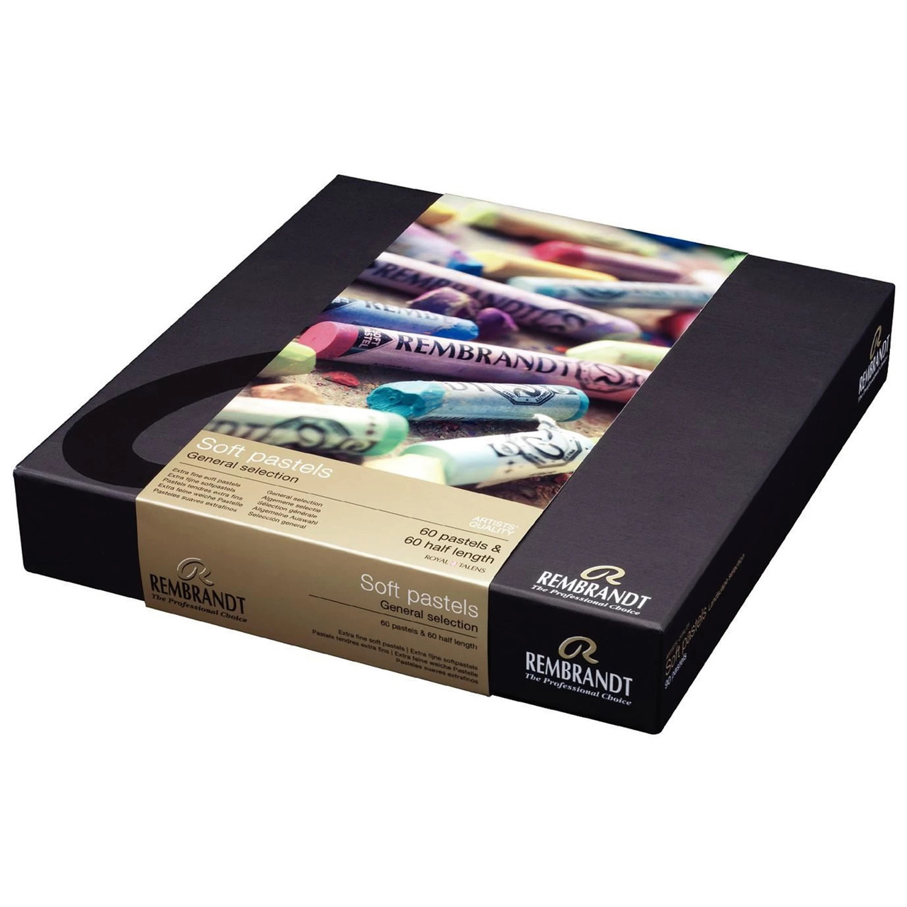 Rembrandt Soft Pastel Cardboard Box Set 60 Half / 60 Full Stick Selection -  Art Supply Source