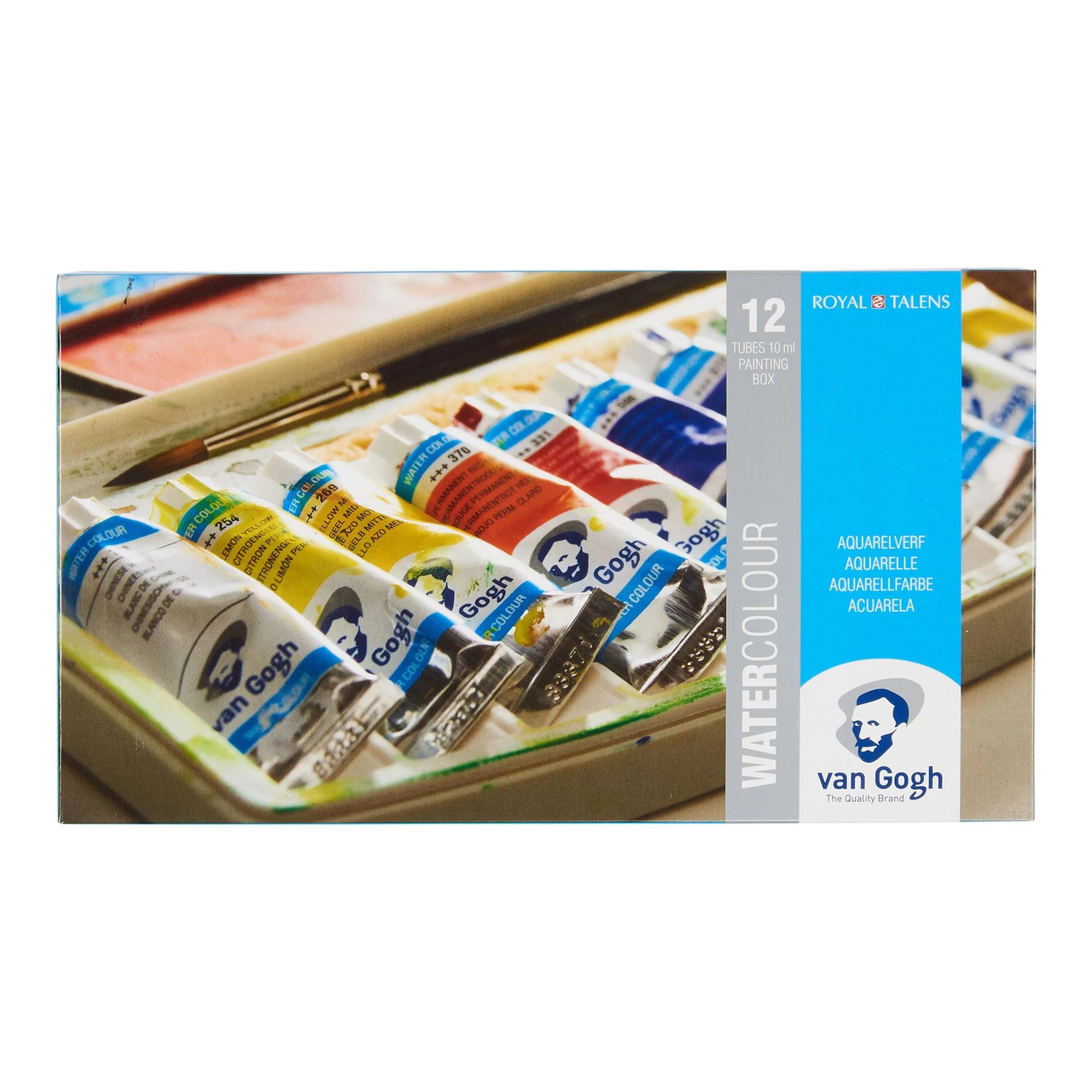 Van Gogh Watercolor 12 Color Pocket-box Set - 10ml Tubes