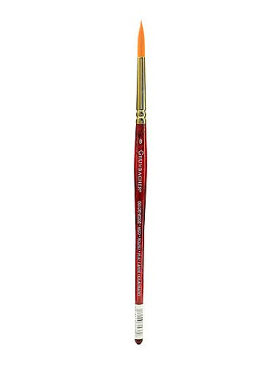 Grumbacher Goldenedge Synthetic Round Watercolor Brush, Size 8 (4620.8)