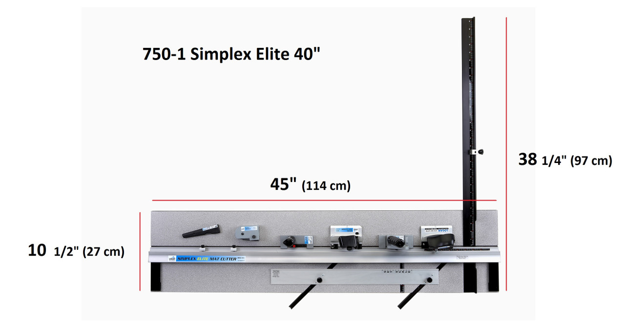 Logan Graphic 750-1 Simplex Elite 40 Inch Mat Cutter