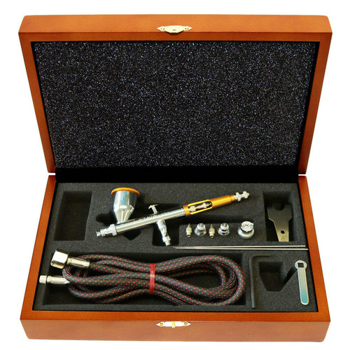 Paasche TG-3WC Airbrush Set in Wood Case