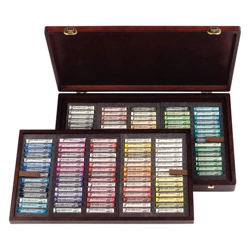 Rembrandt Soft Pastel Wooden Box Set - 150 Full Stick General Selection
