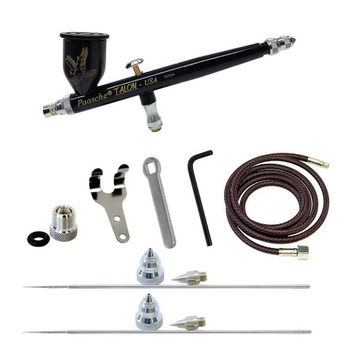 Paasche Talon Black/Black Cerakote (w/Heads 1,2&3) Airbrush Set C-TG3AS-BB Paasche Talon Black/Black Cerakote (w/Heads 1,2&3) Airbrush Set C-TG3AS-BB