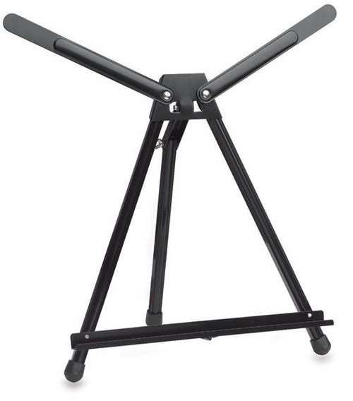 Martin Angelina Aluminum Table Top Easel Black Martin Angelina Aluminum Table Top Easel Black