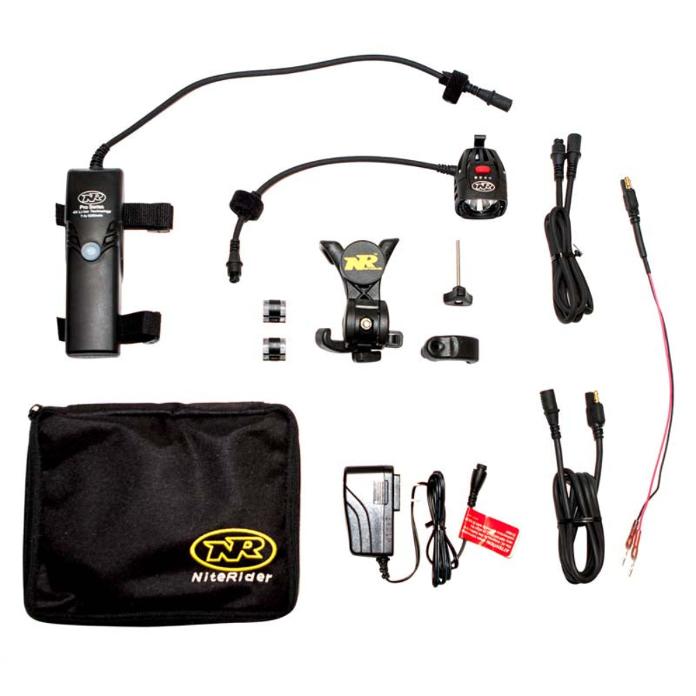 Nite Rider Kit 2025 NiteRider Pro 2200 MX Race (4 Cell) Helmet Mount Light ...