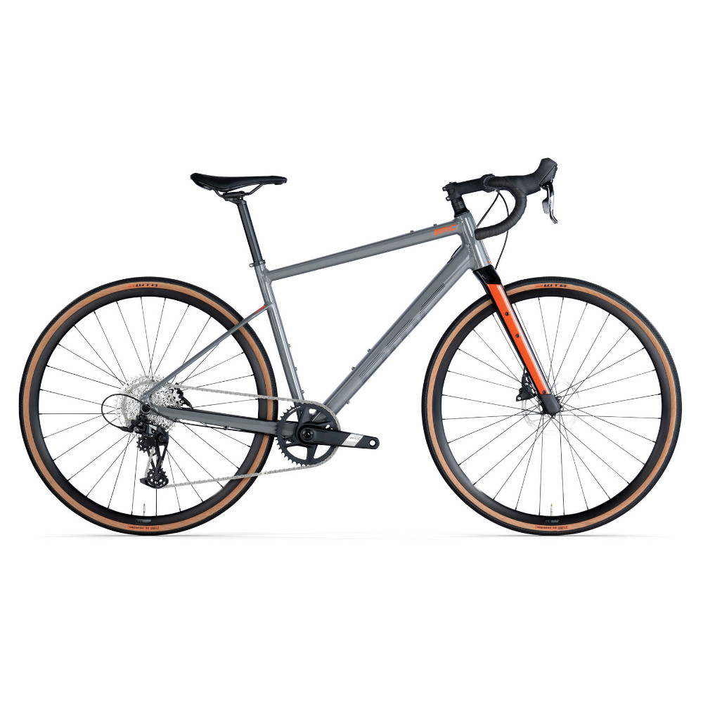 2026 BMC Roadmachine AL X One - Grey / Orange| RevolutionBikeShop.com