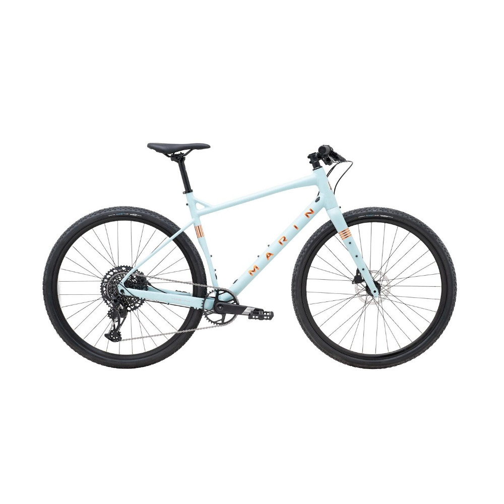 2025 Marin DSX 3 - Matte Light Blue/Orange/Chrome