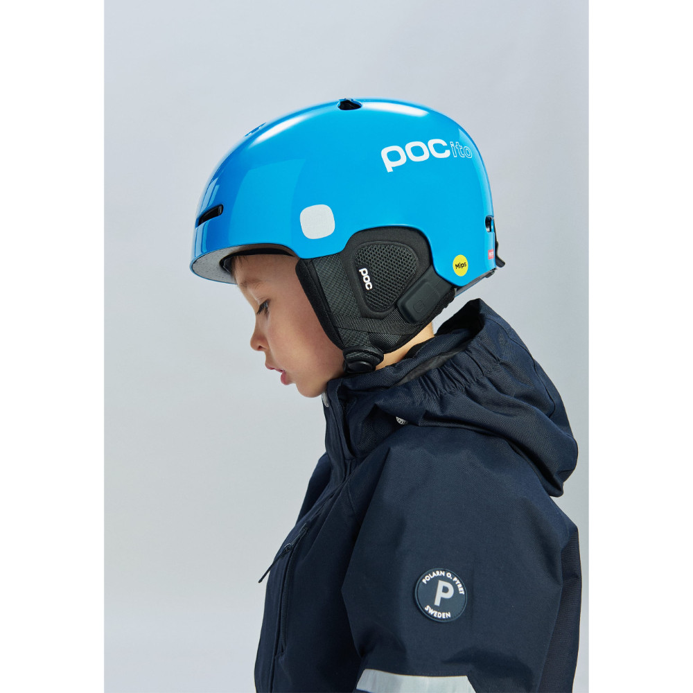 2026 POC Pocito Auric Cut Mips Ski Helmet - Fluorescent Blue ...