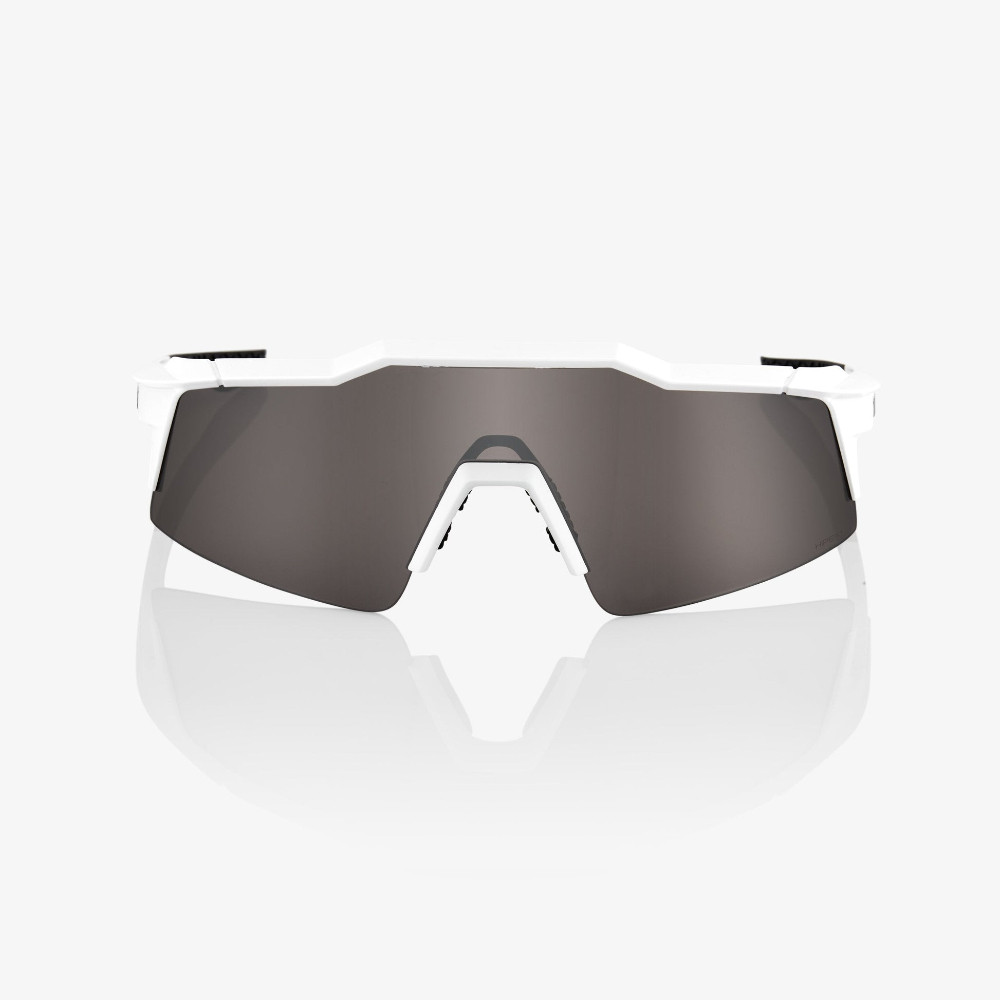 2026 100% Speedcraft® SL Matte White Hiper® Silver Mirror
