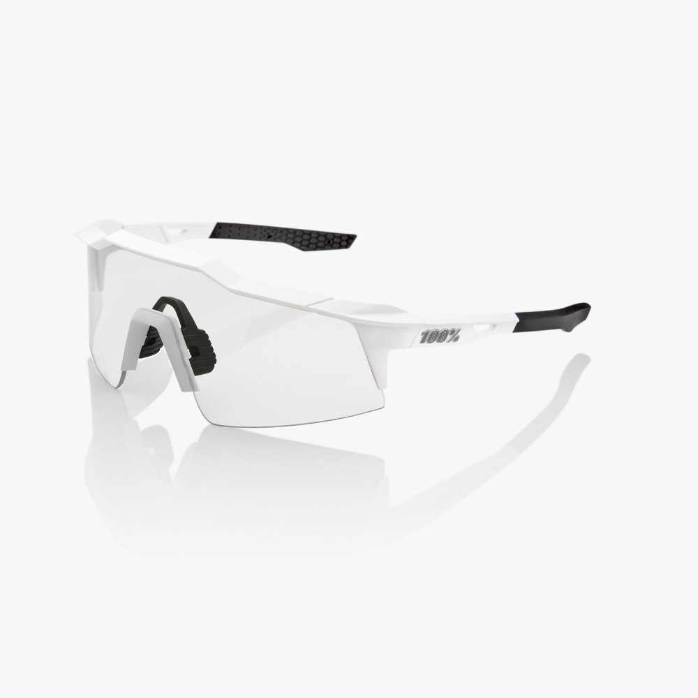 2026 100% Speedcraft® SL Matte White Hiper® Silver Mirror