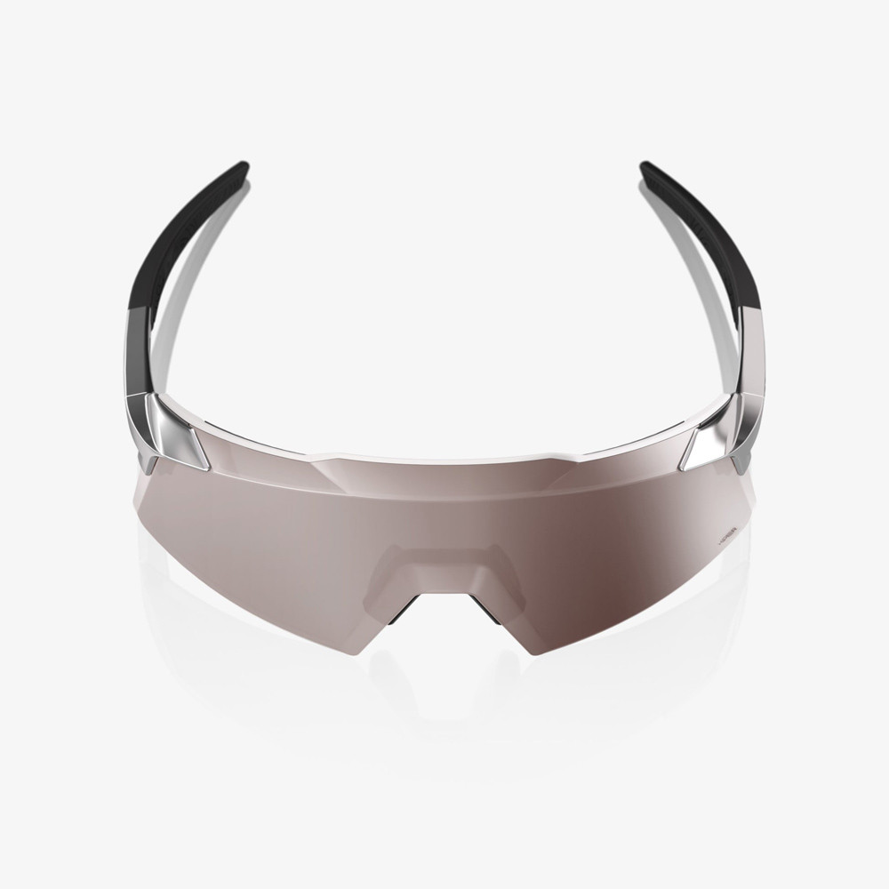 2025 100% Aerocraft Gloss Black Chrome Hiper Silver Mirror Lens