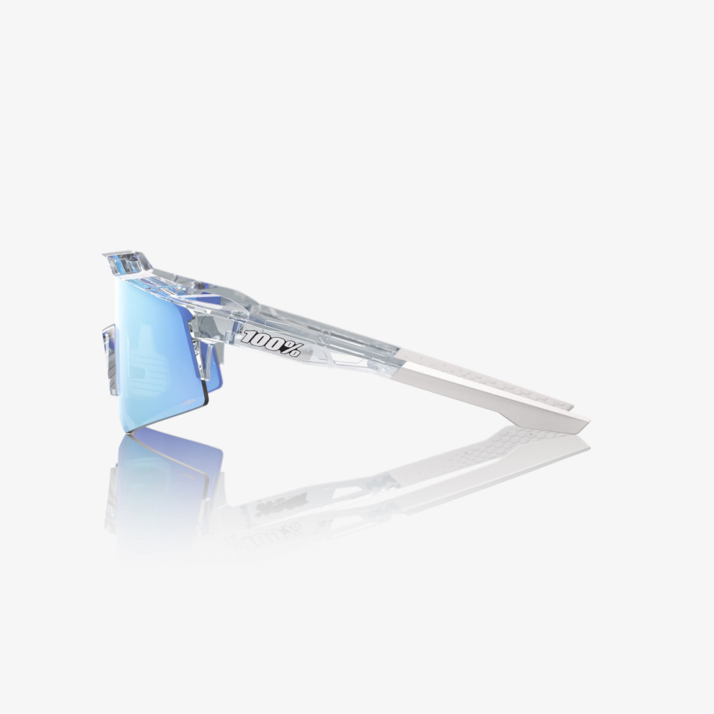 2025 100% Speedcraft Xs Polished Translucent Clear Hiper Blue