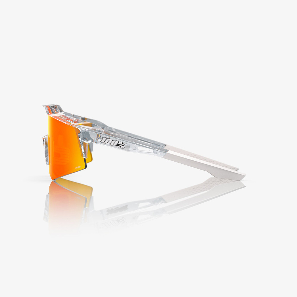 2025 100% Speedcraft Xs Polished Translucent Clear Hiper Red