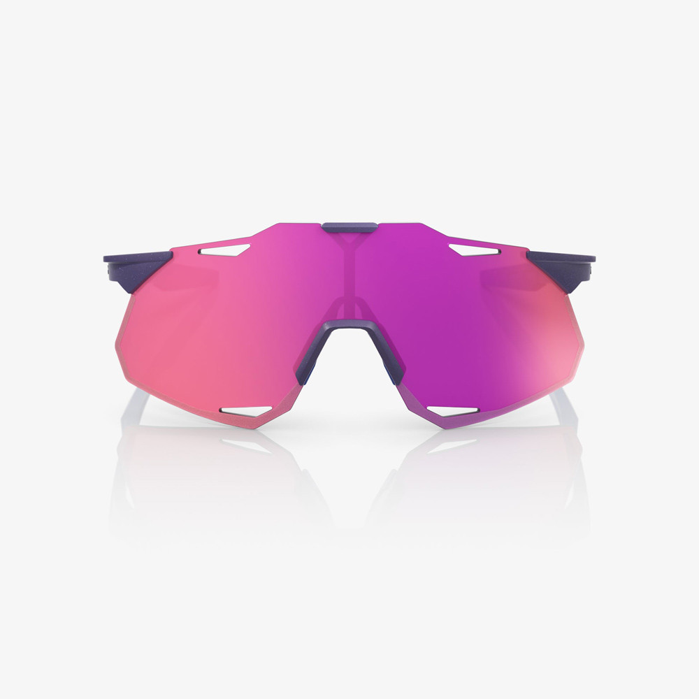 2025 100% Hypercraft Xs Satin Storm Metallic Purple Mirror Lens