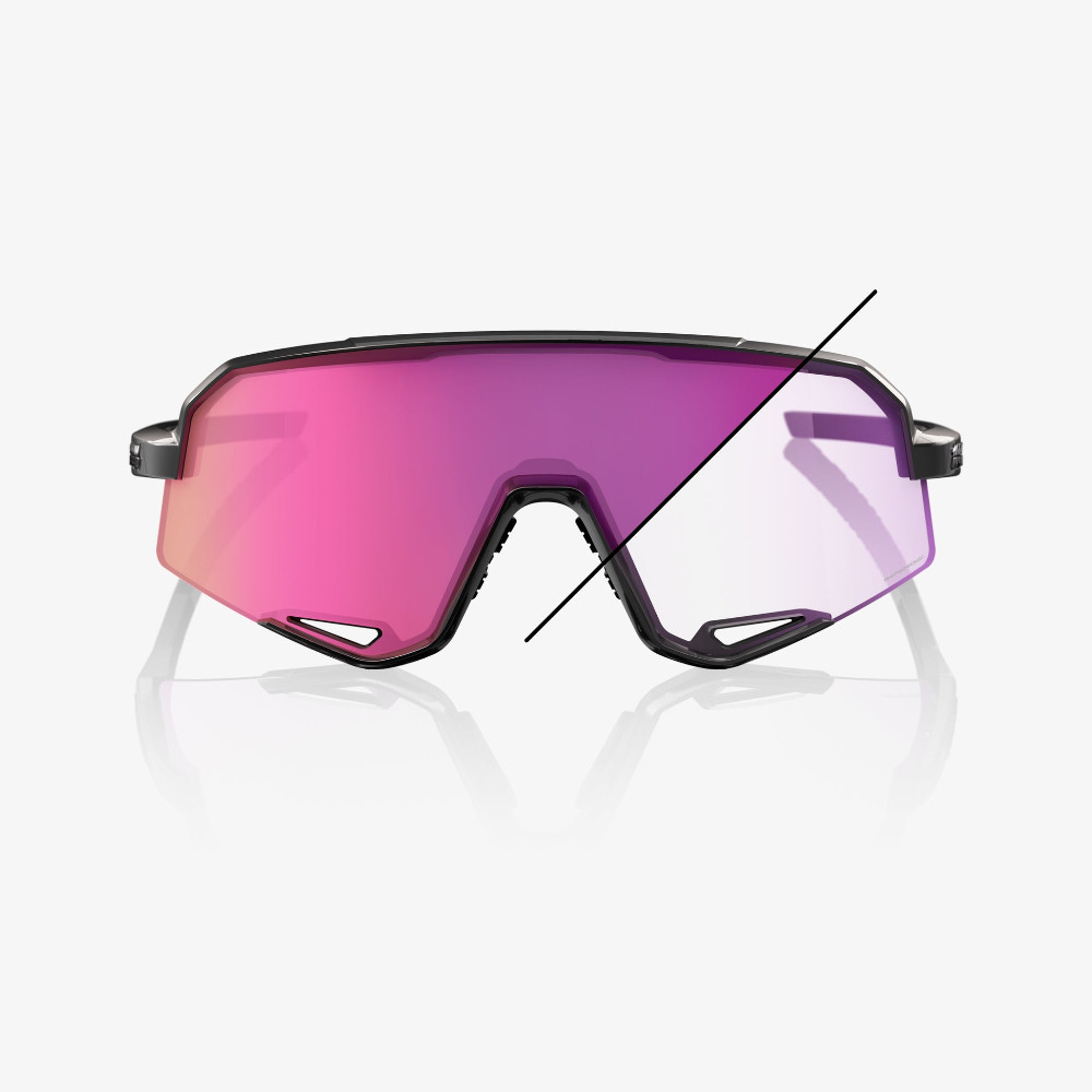 2026 100% Slendale® Gloss Black Purple Mirror Photochromic