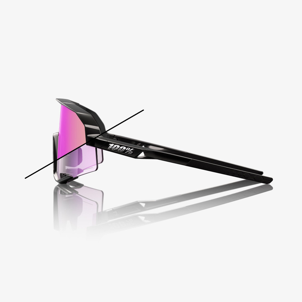 2026 100% Slendale® Gloss Black Purple Mirror Photochromic