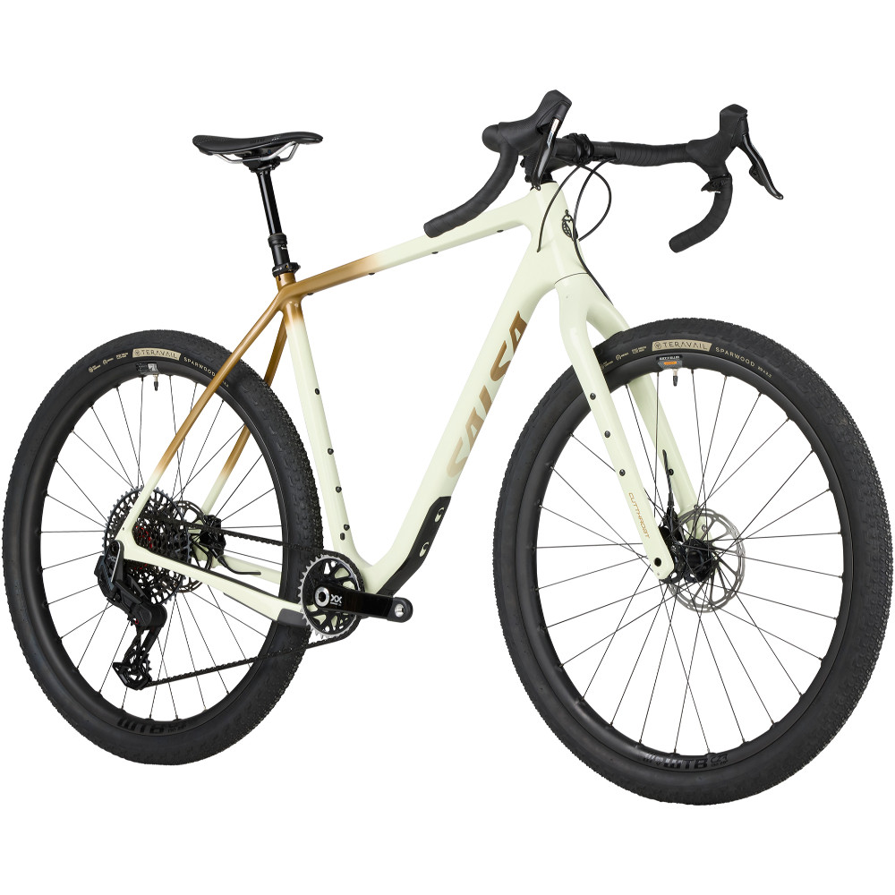 2026 Salsa Cutthroat C Force X0 AXS Transmission - White