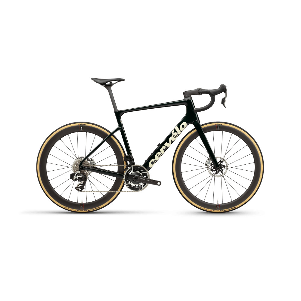 2026 Cervelo Caledonia-5 Red AXS - Emerald/Cream