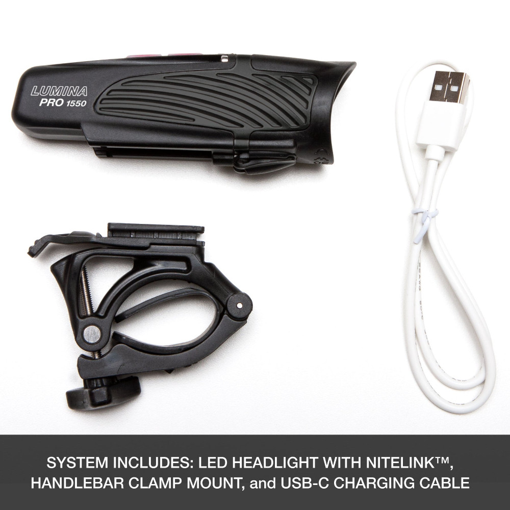 2025 NiteRider Lumina™ Pro 1550 Front Bike Light with