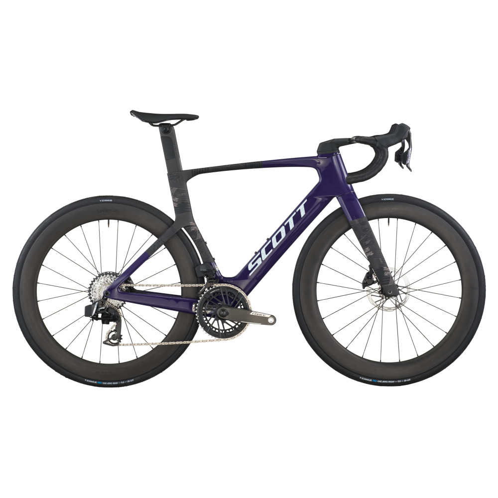 2026 Scott Foil RC Team Bike - Grape Purple/Carbon Black