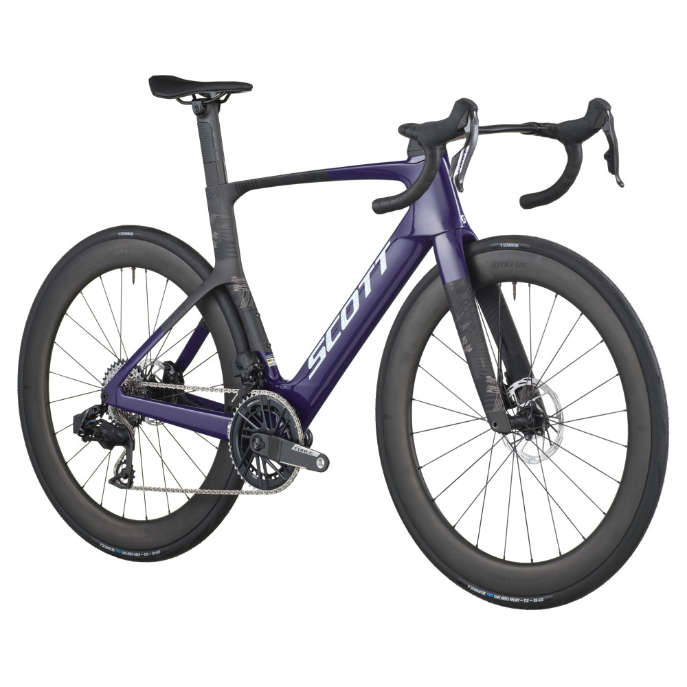 2026 Scott Foil RC Team Bike - Grape Purple/Carbon Black