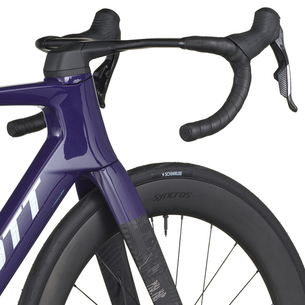 2026 Scott Foil RC Team Bike - Grape Purple/Carbon Black