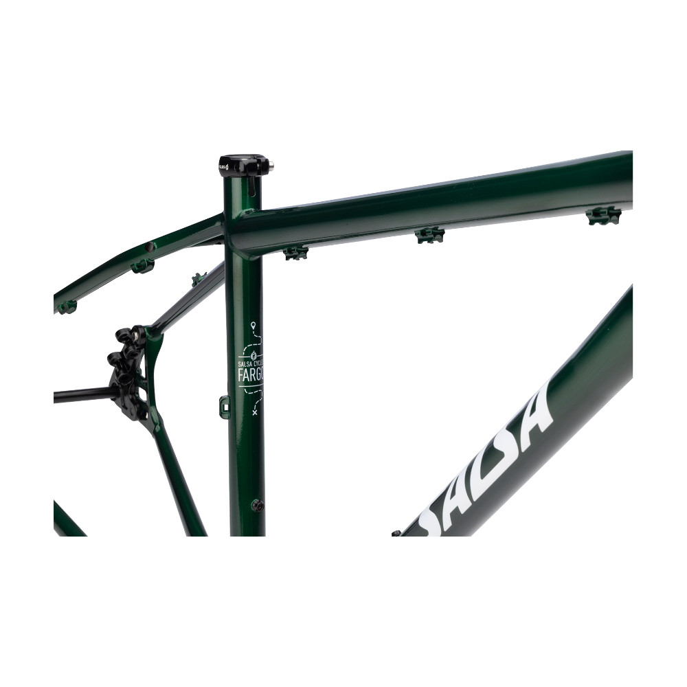 2026 Salsa Fargo Steel Frameset - Peat Moss | Revolutionbikeshop.com