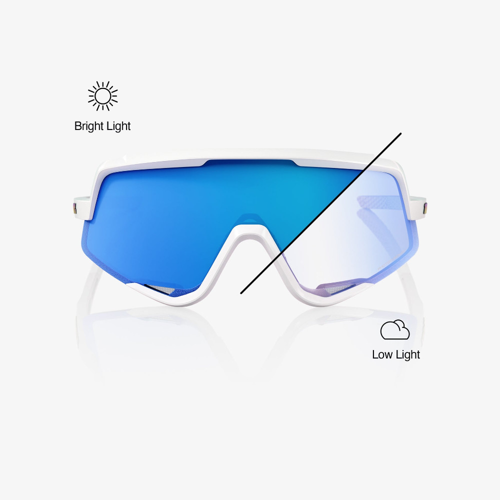 2026 100% Glendale® Bastille Blue Mirror Photochromic Lens