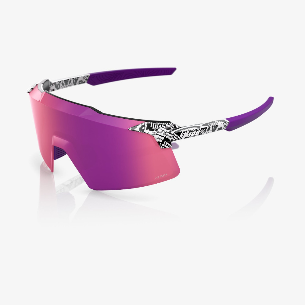 2026 100% Aerocraft® Elly 3 White Venom Purple Mirror Lens