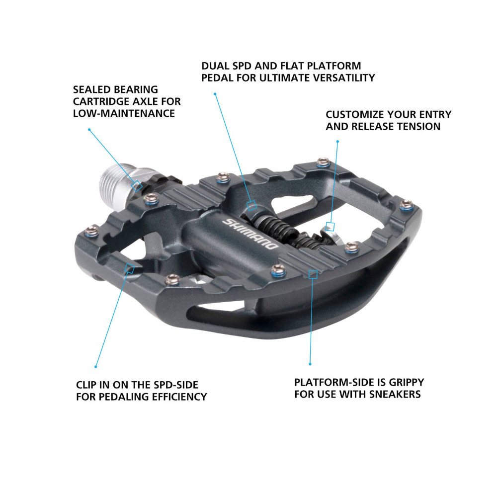 SHIMANO PD-EH500 未使用 2026 Shimano PD-EH500 Pedal - Black | RevolutionBikeShop.com