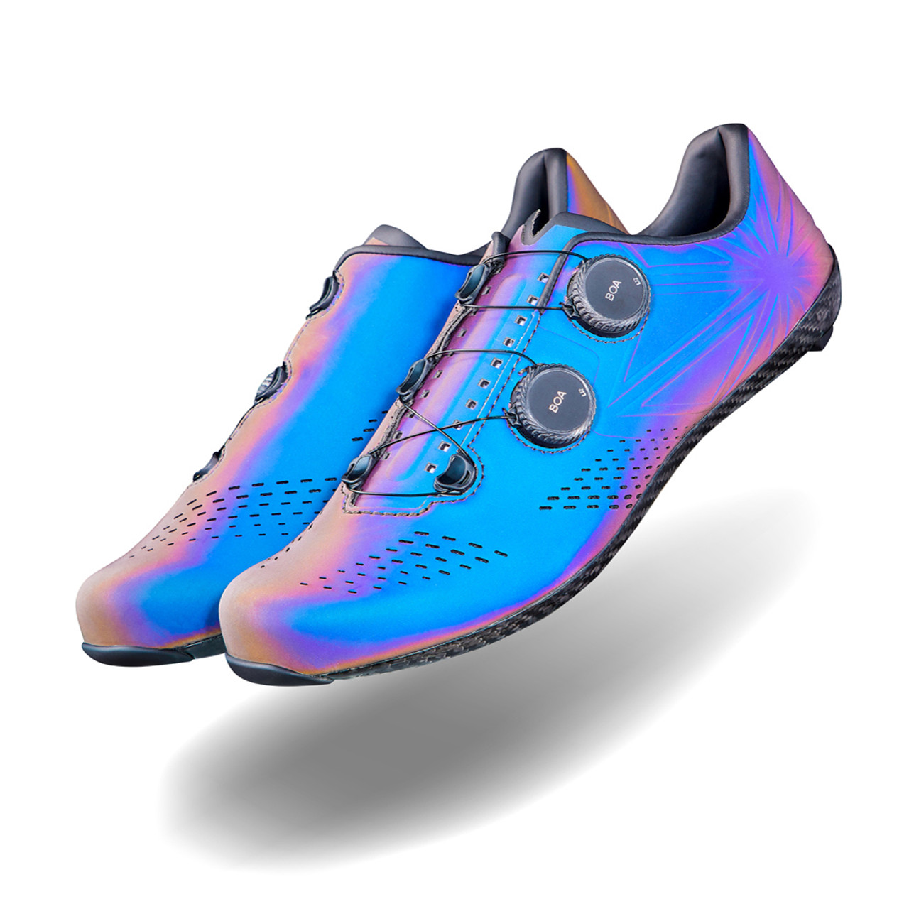 2023 Kazze Carbon Road Shoe - Oil Slick Reflective