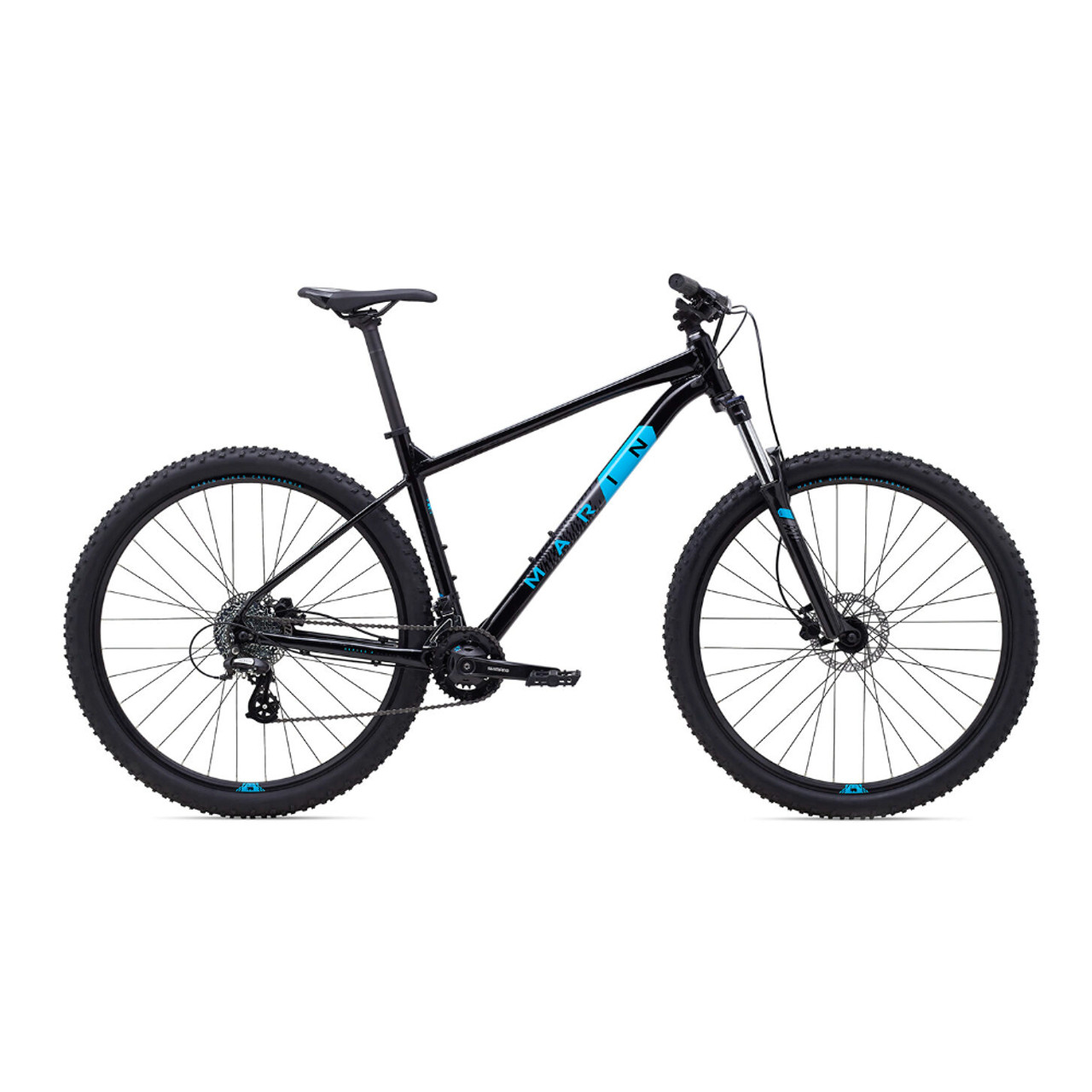 2025 Marin Bobcat Trail 3 - Black/Blue | Revolutionbikeshop.com