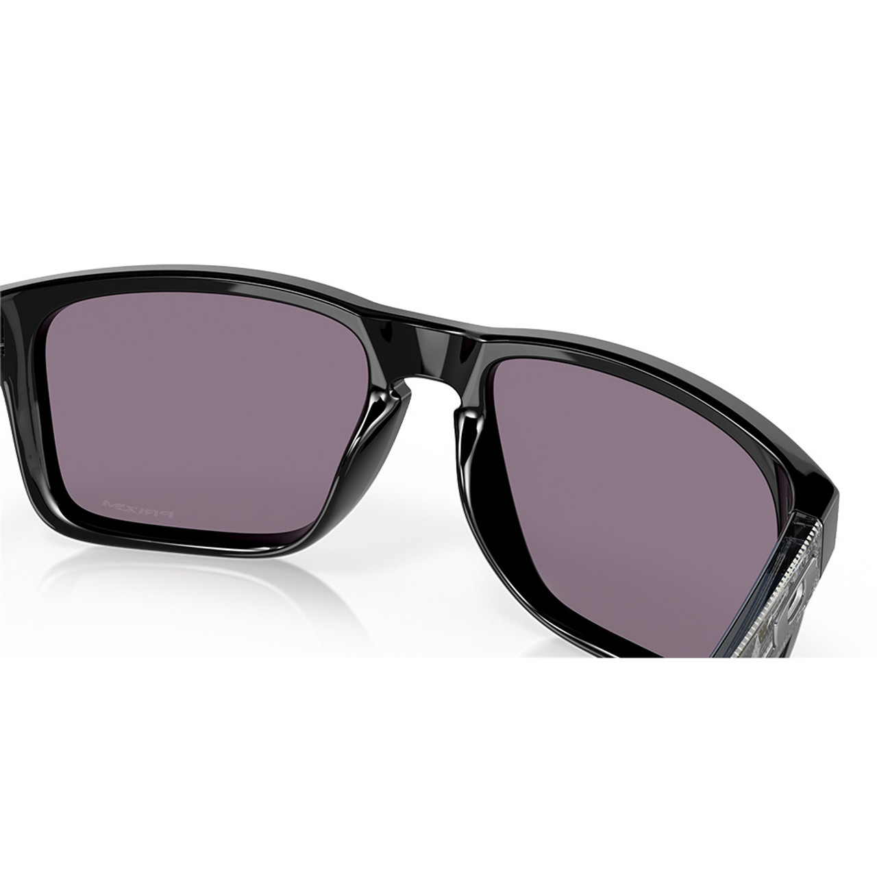 Holbrook™ (Low Bridge Fit) High Resolution Collection Prizm Sapphire  Lenses, Polished Black Frame Sunglasses