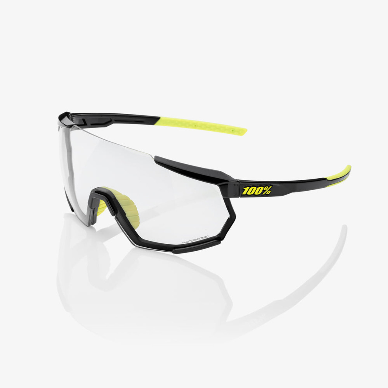 2022 100% RACETRAP 3.0 Gloss Black Photochromic Lens