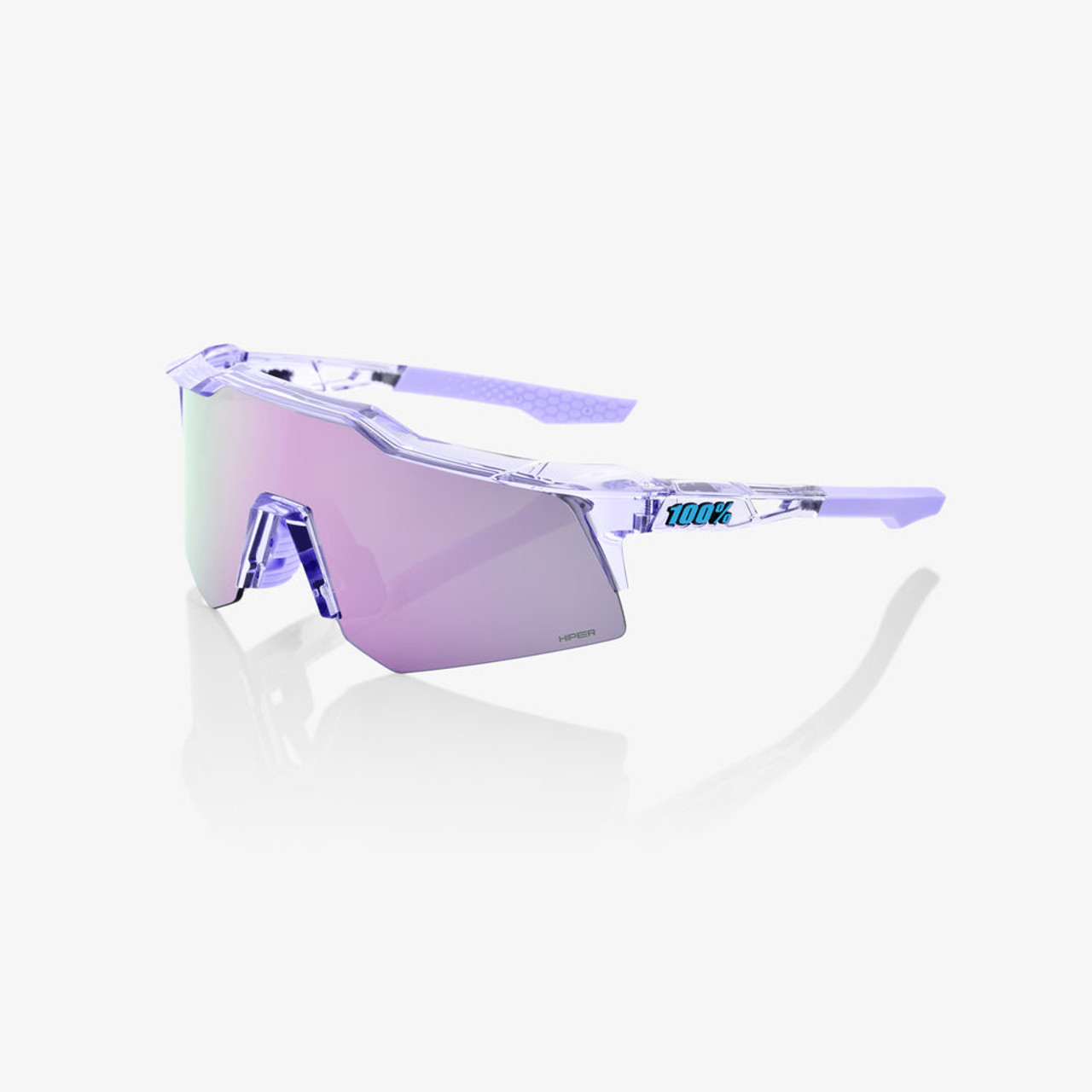 2023 100% SPEEDCRAFT XS Polished Translucent Lavender HiPER Lavender Mirror  Lens