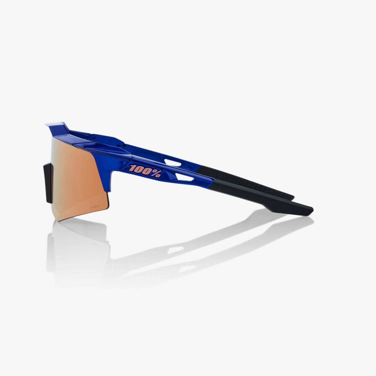100% サングラス speedctaft Gloss Cobalt Blue 100% Speedcraft Gloss Cobalt Blue / HiPER Copper Mirror