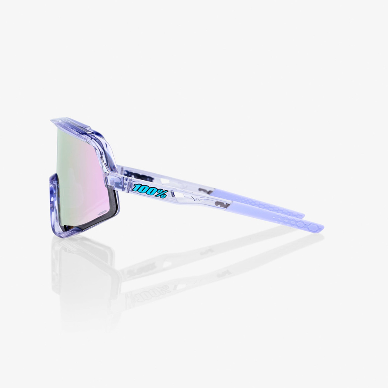 100% S3® - Polished Translucent Lavender Shop 100% S3 Polished Translucent Lavender Sunglasses with