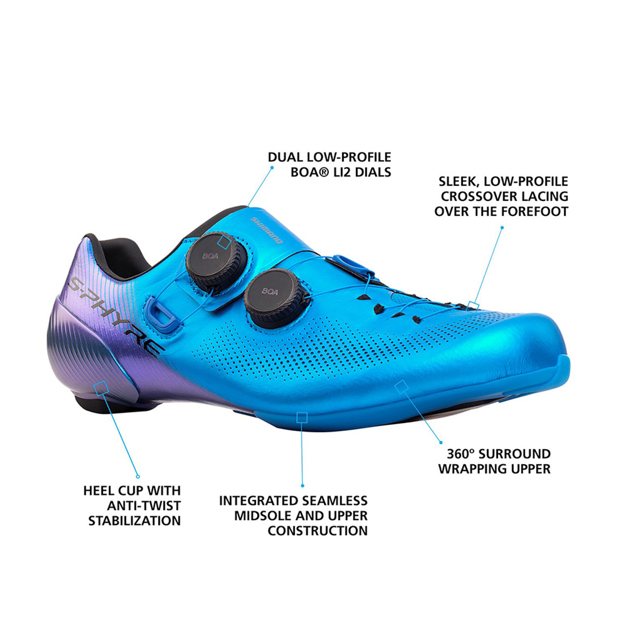 2023 Shimano S-PHYRE SH-RC903-Wide Shoes| Revolutionbikeshop.com