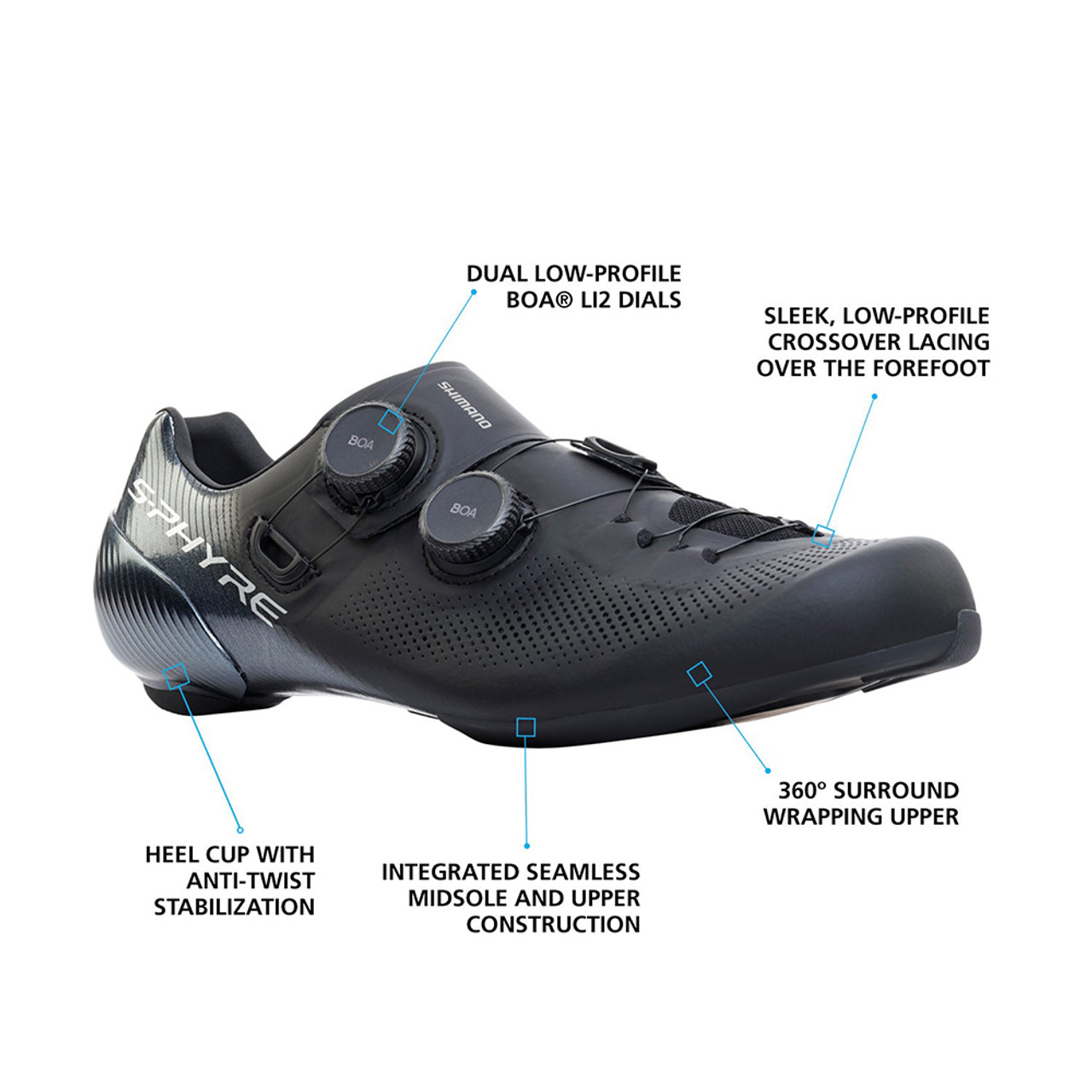 2023 Shimano S-PHYRE SH-RC903-Wide Shoes