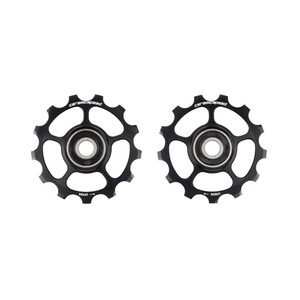 2024 Ceramic Speed Pulley Wheels for Shimano GRX 1X 12s - Black image 2024 Ceramic Speed Pulley Wheels for Shimano GRX 1X 12s - Black image