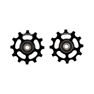 2024 Ceramic Speed Pulley Wheels for SRAM 1-11 - Black image 2024 Ceramic Speed Pulley Wheels for SRAM 1-11 - Black image