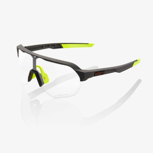 2025 100% S2 Soft Tact Cool Grey Photochromic Lens 2025 100% S2 Soft Tact Cool Grey Photochromic Lens