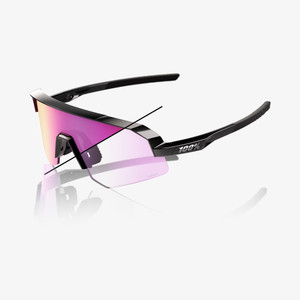 2025 100% Slendale Sl Gloss Black Purple Mirror Photochromic Lens 2025 100% Slendale Sl Gloss Black Purple Mirror Photochromic Lens